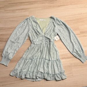 Altar'd State Sage Green Dress